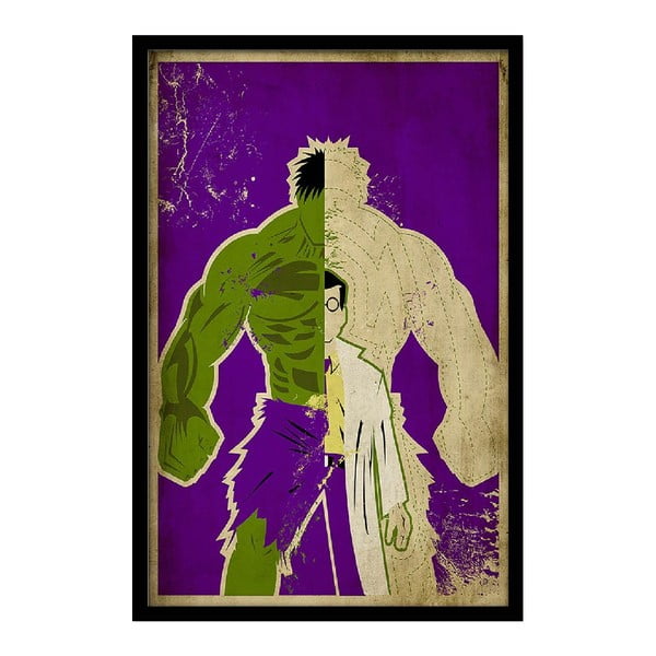 Plagát Double Hulk, 35x30 cm