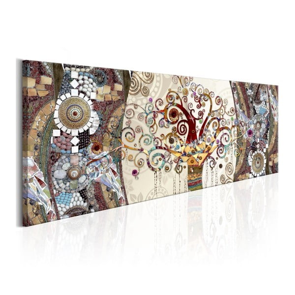 Obraz na plátne Artgeist Mosaic Abstract, 135 × 45 cm
