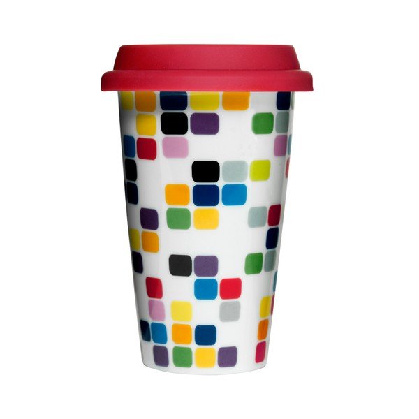 Porcelánový termohrnček Sagaform Pixel
