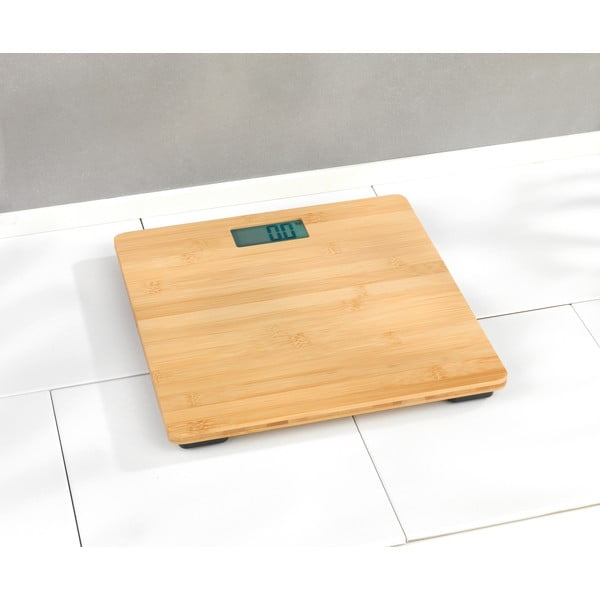 Bambusová osobná digitálna váha Wenko Bamboo-image-1