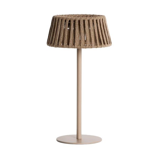 LED stolové/prenosné vonkajšie svietidlo so solárnym panelom (výška  30 cm) Aldet – Kave Home