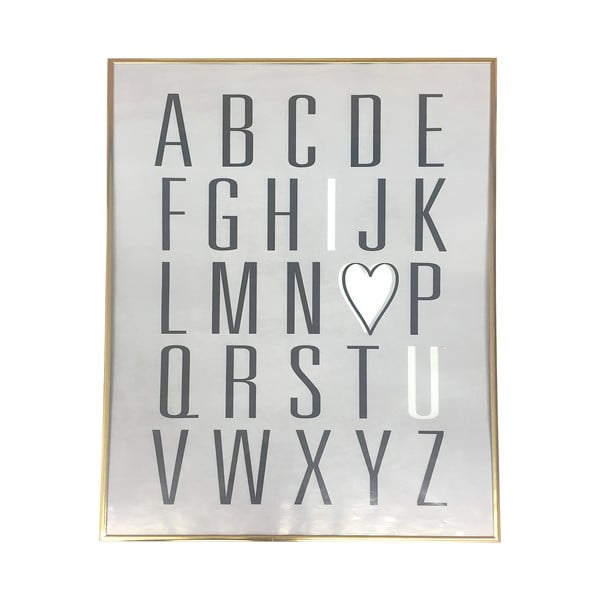 Zlatý rámik Maiko Alphabet