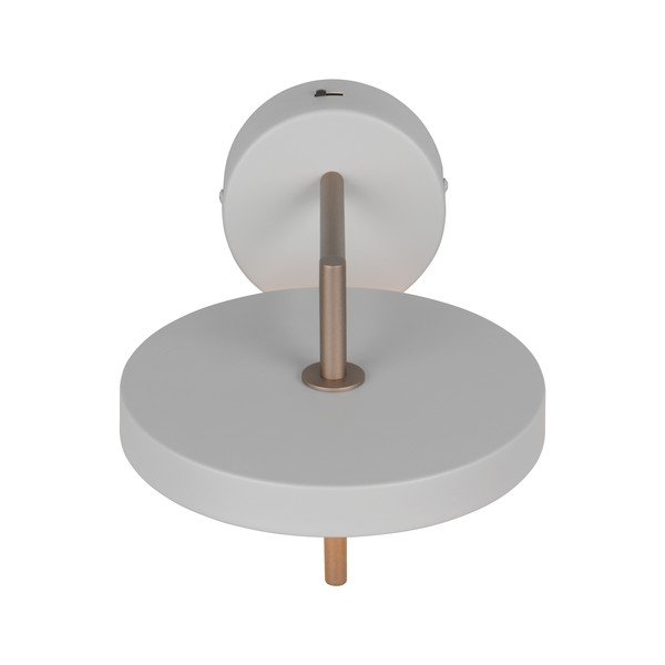 Slonovinové LED nástenné svietidlo s ohýbateľnou konštrukciou/so stmievačom ø 20 cm Keaton – Trio-image-3