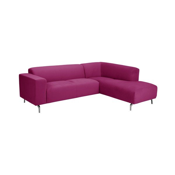 Ružová rohová pohovka Windsor & Co Sofas Orion, pravý roh-image-1
