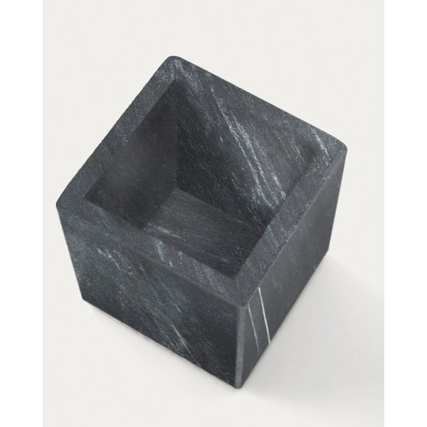 Tmavosivý mramorový téglik na zubné kefky Aixa – Kave Home-image-3