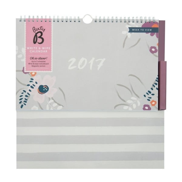 Kalendár Busy B Write And Wipe 2017
