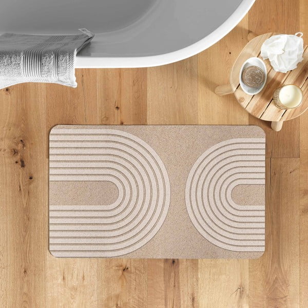 Svetlohnedá kúpeľňová predložka 50x80 cm Adriel – douceur d'intérieur-image-1