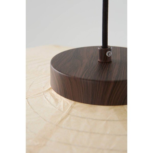 Béžové papierové závesné svietidlo ø 60 cm Siv – Jotex-image-4