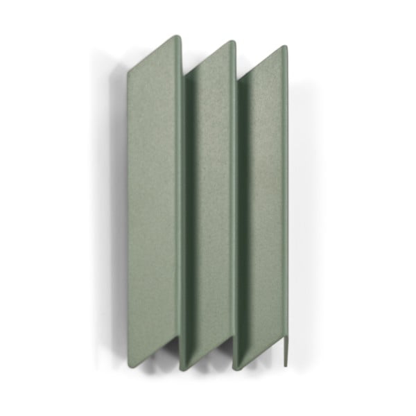 Sivozelený kovový nástenný vešiak 13 cm Sensu – Spinder Design-image-3