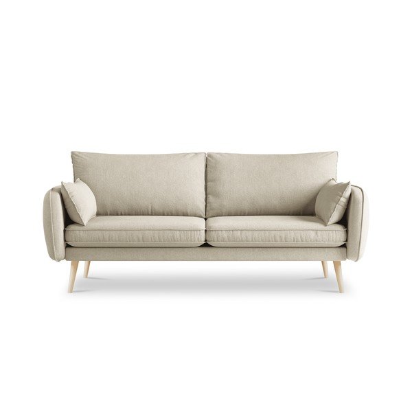 Béžová pohovka Kooko Home Lento, 198 cm