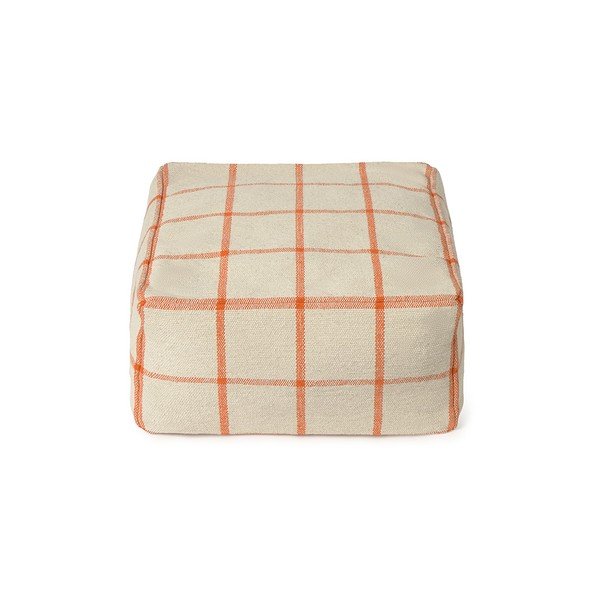 Krémovobiely taburet Geo Block – Lorena Canals-image-3