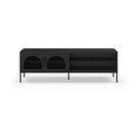 Čierny TV stolík 160x50 cm Diora – Marckeric