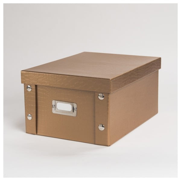 Úložný box s viečkom Compactor Croco, 24 × 16 cm