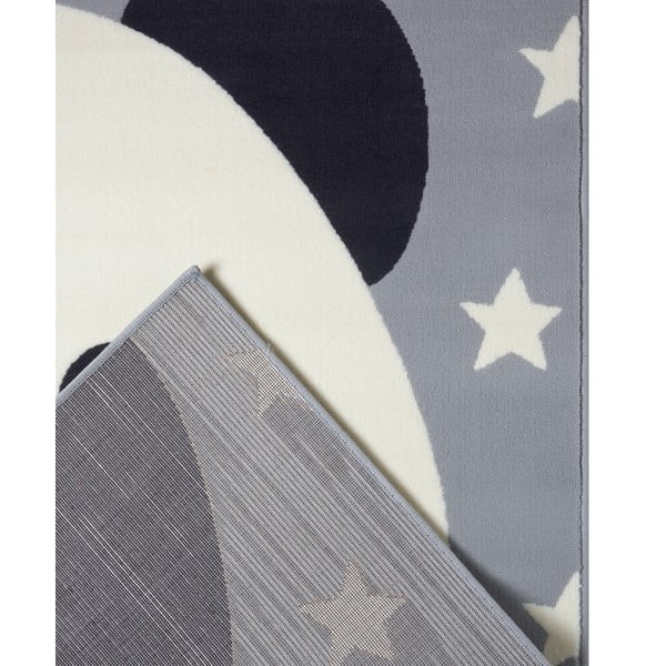 Sivý detský koberec 150x80 cm Panda Pebbles - Hanse Home-image-3