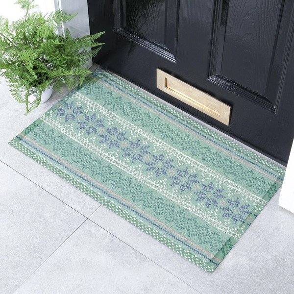 Rohožka z recyklovaného plastu 40x70 cm Fair Isle  – Artsy Doormats-image-1