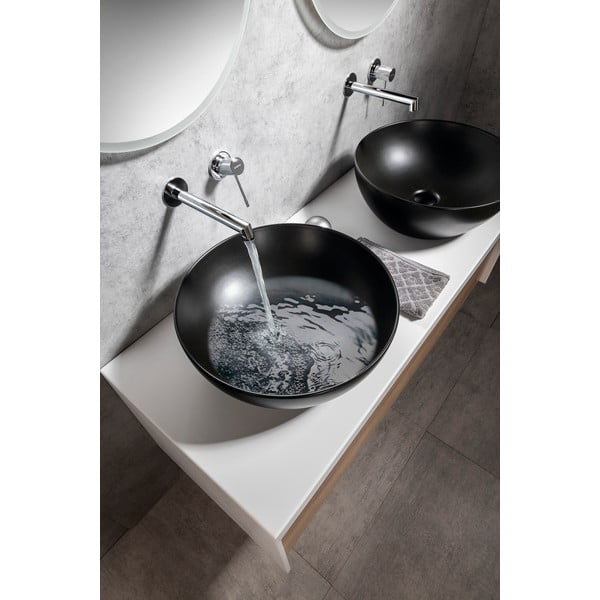 Podomietková umývadlová batéria v lesklej striebornej farbe (1 výstup) Solaris – Sapho-image-1