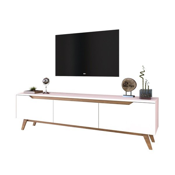 Biely TV stolík Wren-image-3