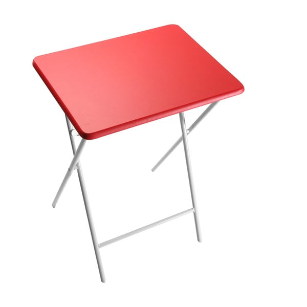 Červená skladacia stolička Versa Crual