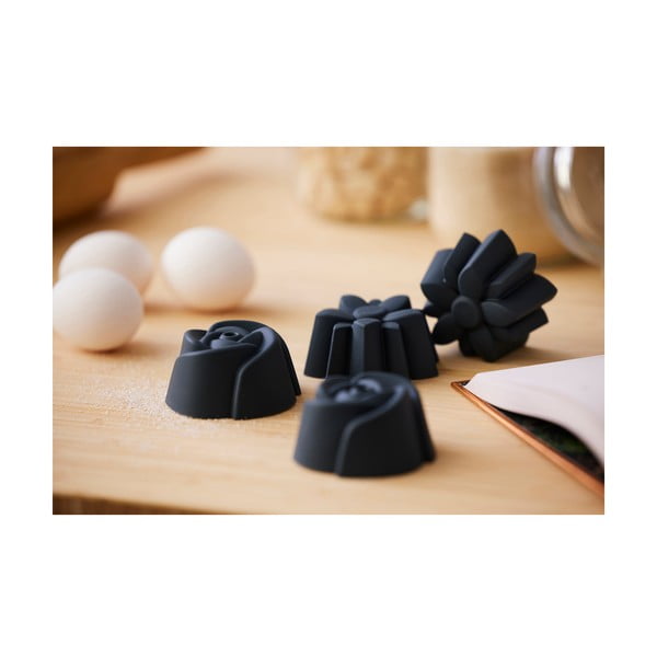 Silikónové formy na pečenie muffinov v súprave 6 ks Rose – Blomsterbergs-image-4