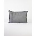 Sivý vankúš Surdic Lino Cool, 35 x 50 cm