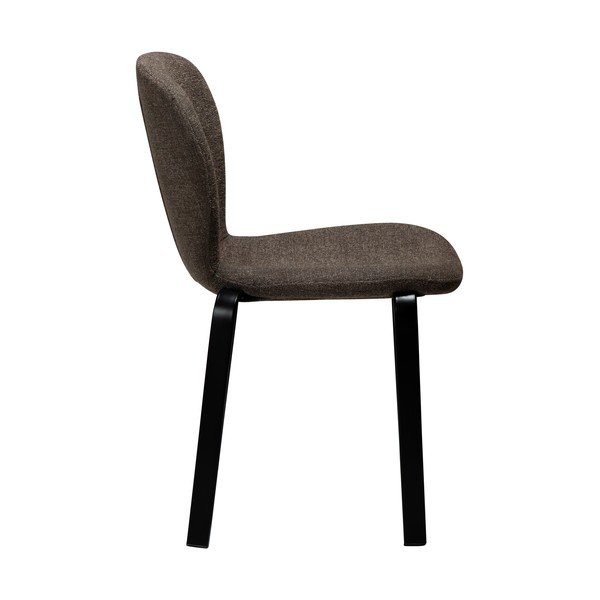 Hnedá čalúnená jedálenská stolička Heap – DAN-FORM Denmark-image-2