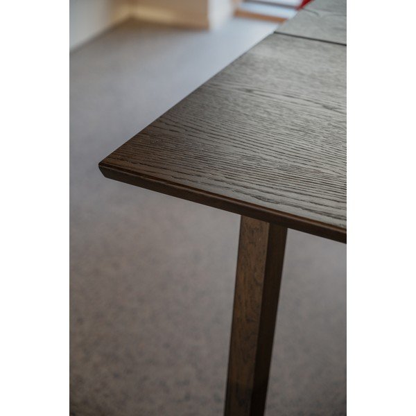 Rozkladací jedálenský stôl s doskou v dubovom dekore 90x180 cm Melfort – Rowico-image-3