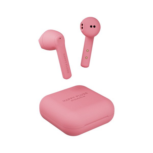 Ružové bezdrôtové slúchadlá Happy Plugs Air 1 Go-image-4