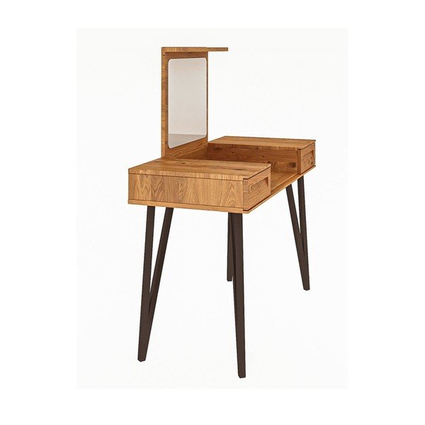 Toaletný stolík z dubového dreva 120x53 cm Golo - The Beds-image-3