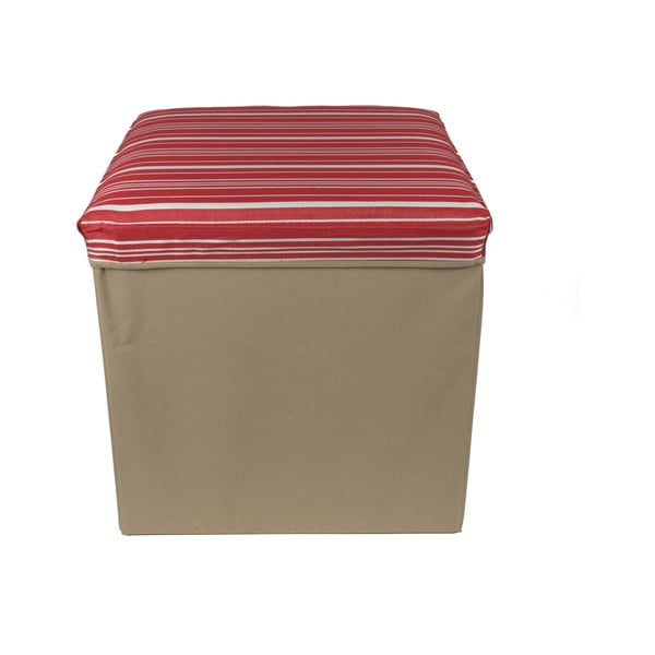 Skladacia úložná krabica Red Stripes