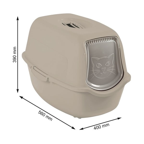 Mačacia toaleta 56x40 cm Eco Bailey - Rotho-image-1