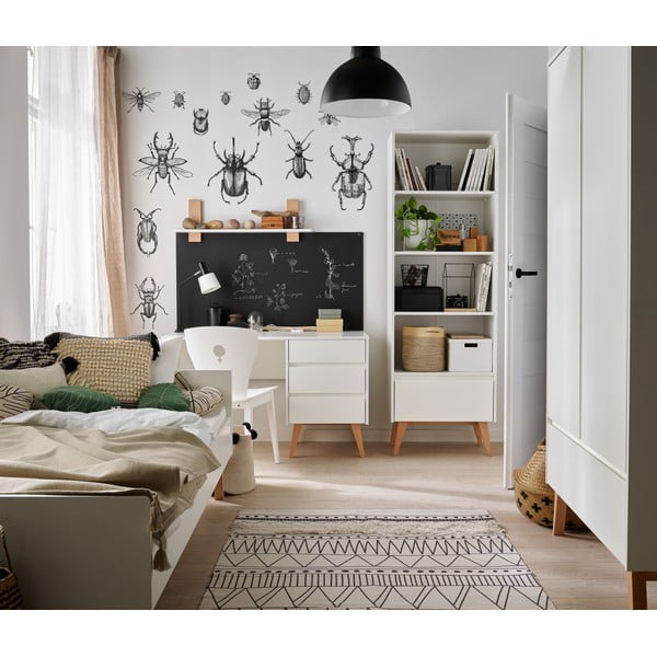 Biely detský písací stôl Pinio Swing-image-1