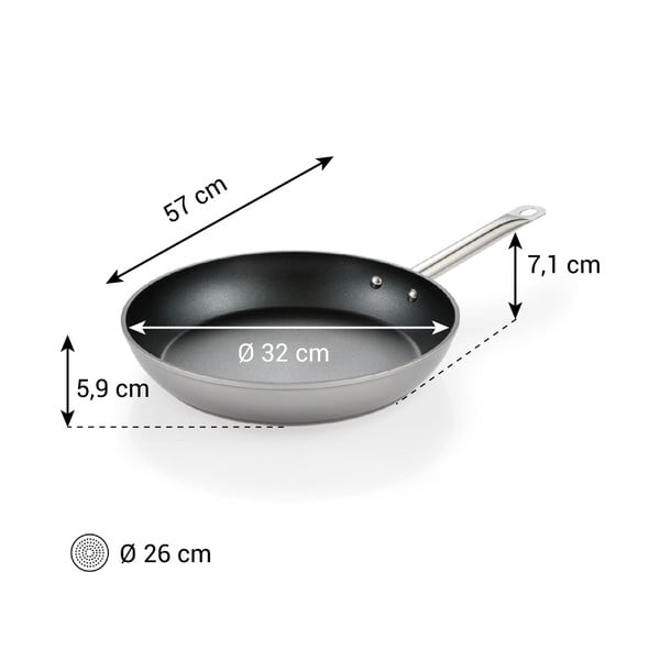 Hliníková panvica s nepriľnavým povrchom ø 32 cm GrandChef+ – Tescoma-image-1
