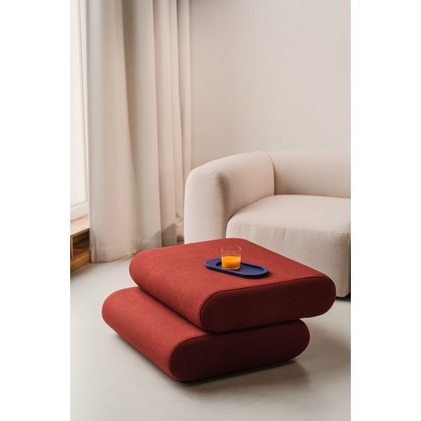 Červený taburet Taso – noo.ma-image-1