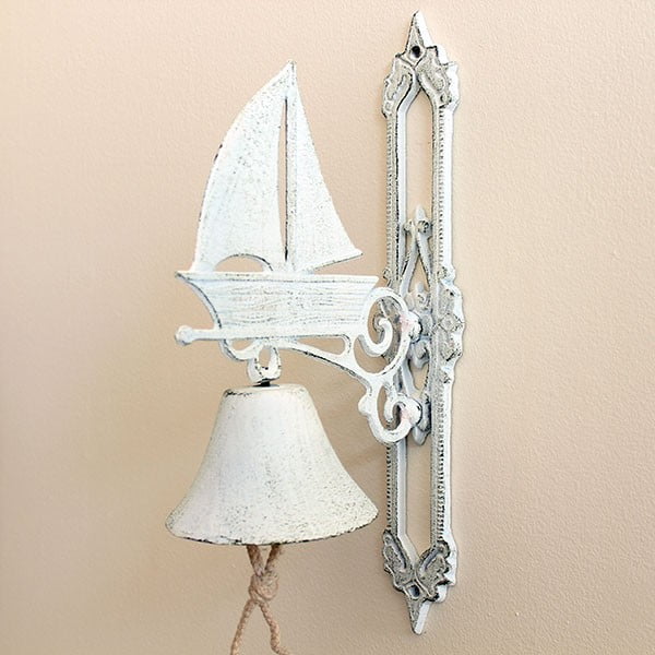 Liatinový zvonček Vintage White