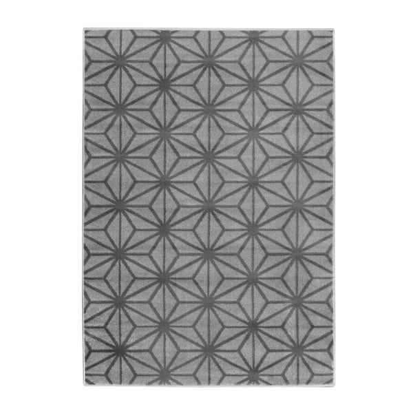 Sivý koberec Mazzini Sofas Cristal Dos, 120 × 170 cm