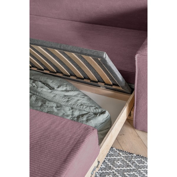 Ružová rozkladacia pohovka 168 cm Lucky Lucy - Miuform-image-4