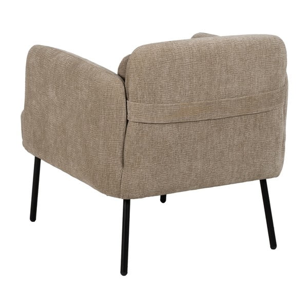 Béžové ženilkové kreslo Bind – Ixia-image-4