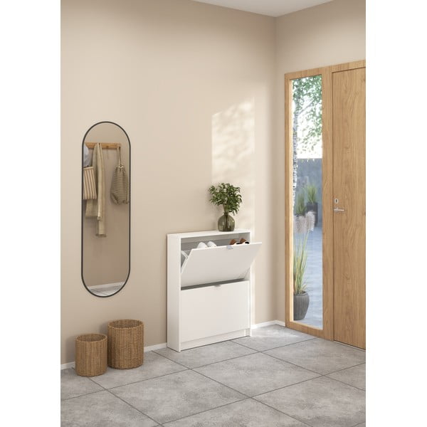 Biela výklopná skrinka na topánky Shoes – Tvilum-image-4