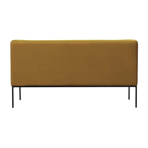 Žltá zamatová dvojmiestna pohovka Windsor & Co Sofas Neptune-image-4