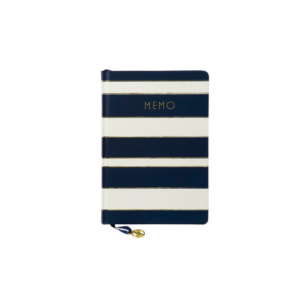 Modrý zápisník Tri-Coastal Design Navy Blush