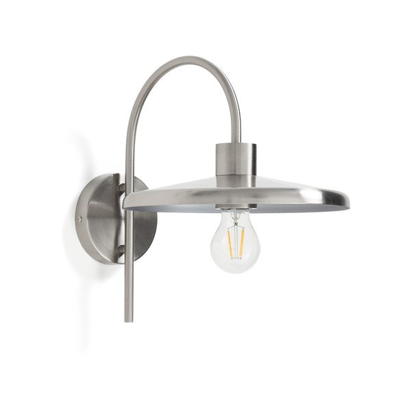 Nástenné svietidlo v striebornej farbe ø 27 cm Nuvira – Kave Home