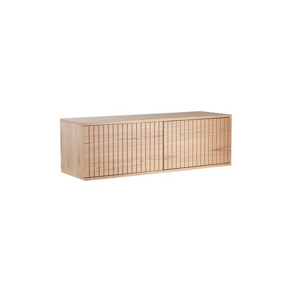 TV stolík v dekore jaseňa v prírodnej farbe 120x38x40 cm Sandviken – Jotex