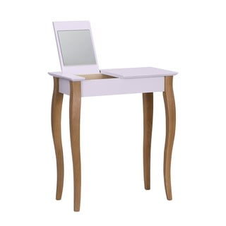 Ružový toaletný stolík so zrkadlom Ragaba Dressing Table, dĺžka 65 cm