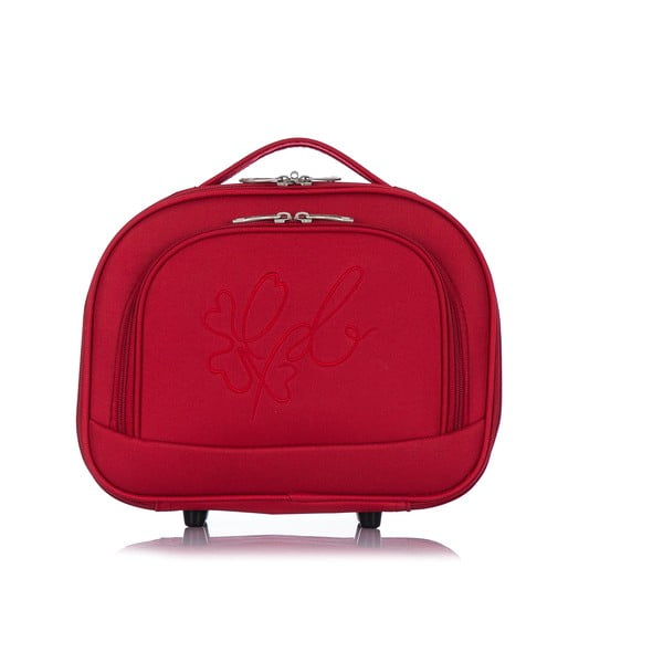Červený kozmetický kufrík LPB Anna, 10,3 l