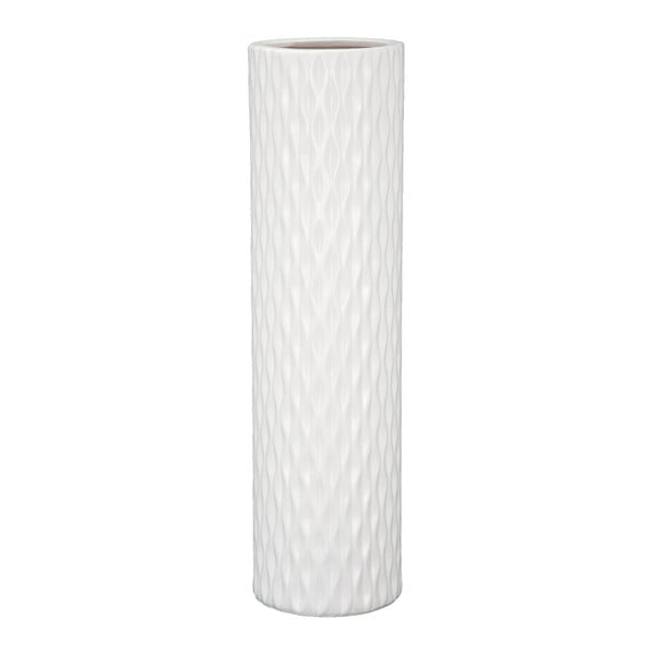 Biela keramická váza Mauro Ferretti Inch, ⌀ 16,5 cm
