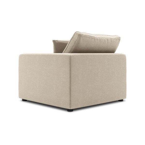 Béžová rohová časť modulárnej menčestrovej pohovky Windsor & Co Sofas Galaxy, pravý roh-image-3