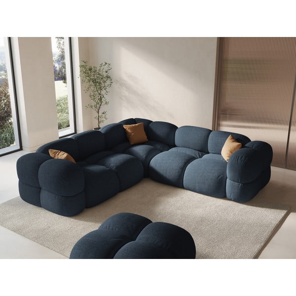 Tmavomodrá rohová pohovka Loretto – Cosmopolitan Design-image-1