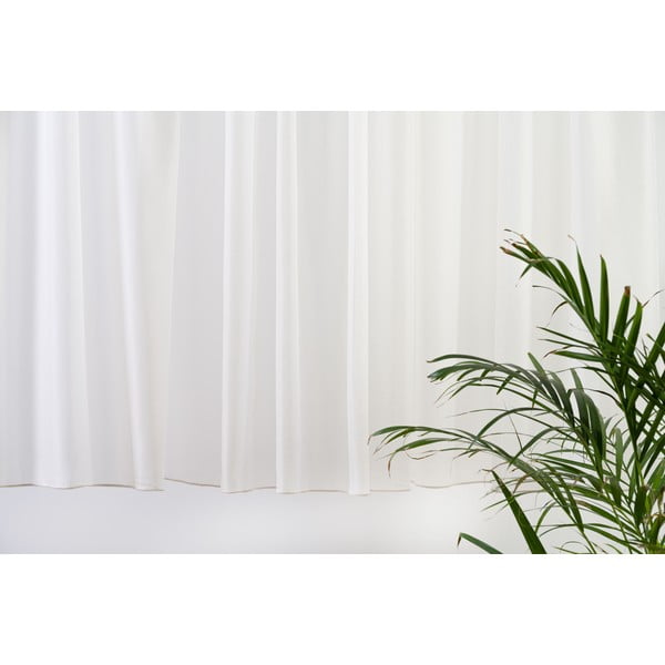 Krémovobiela záclona 280x160 cm Barbara - Mendola Fabrics-image-3