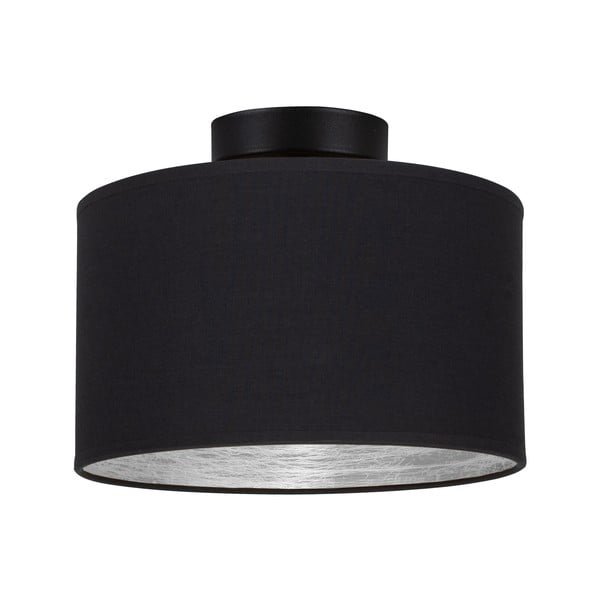 Stropné svietidlo v čierno-striebornej farbe Sotto Luce Tres, ⌀ 25 cm