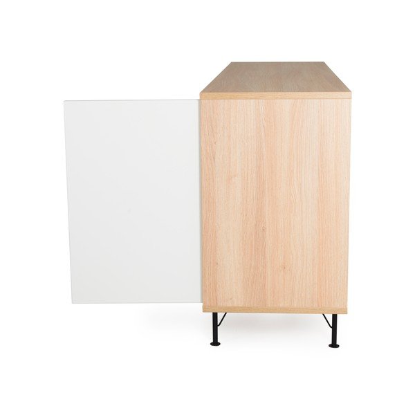 Biela komoda Tenzo Flow, dĺžka 217 cm-image-4